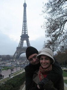 Marce y Jams en Paris, Navidad 2007